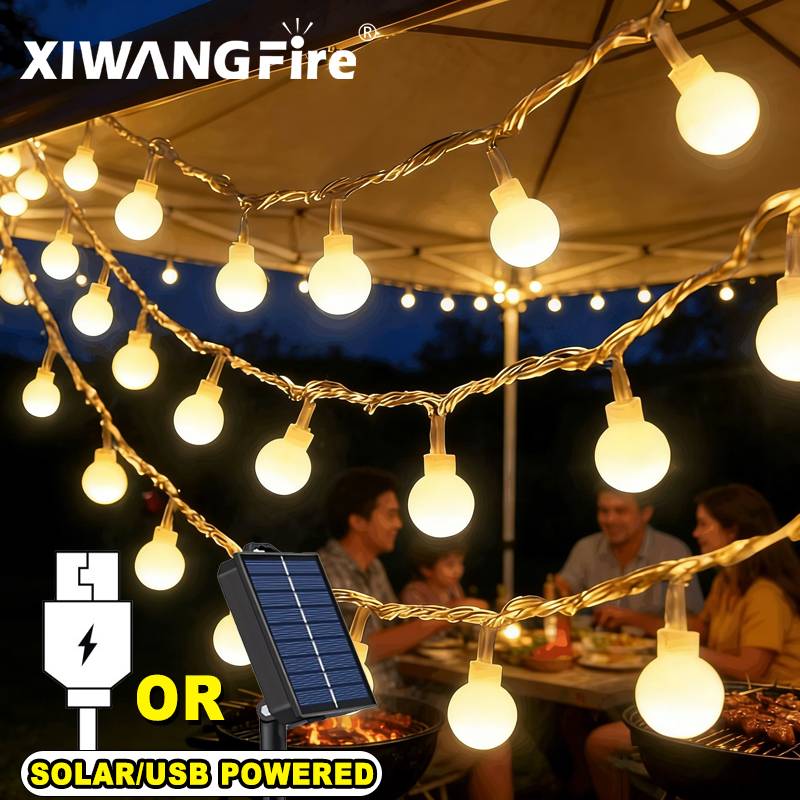Lighting Decoration Ideas - 3-10M Solar/USB/Batterij Lichtslingers, Fairy Globe Ball