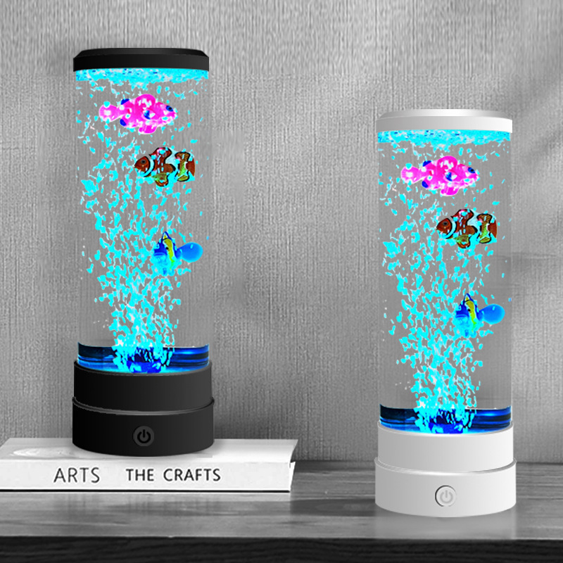 Lighting Christmas Decor - Gesimuleerde LED-meerkleurige bubbelvis-sfeerdecoratie voor thuis met