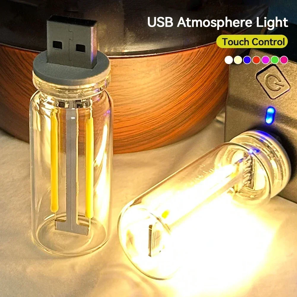 Lighting Mcqueen Bedroom Decor - Auto USB-nachtlampje Touch dimbaar LED-gloeilamp Draagbare