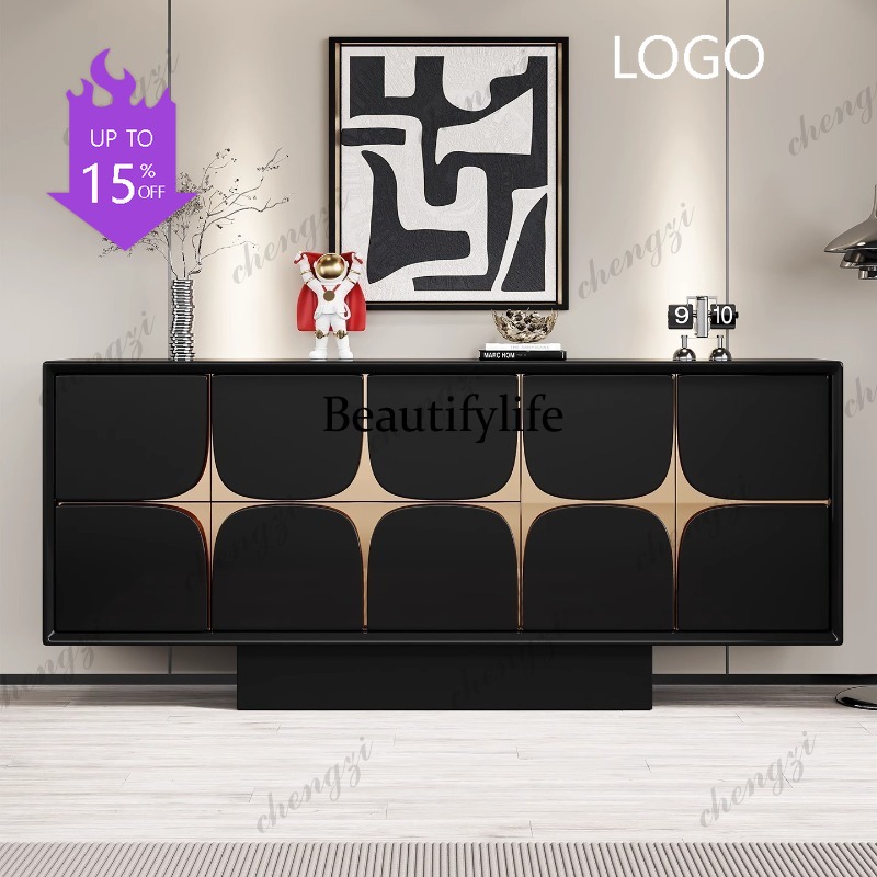 Lighting Decor Bedroom - D1089 Italiaanse lichte luxe deurkast modern