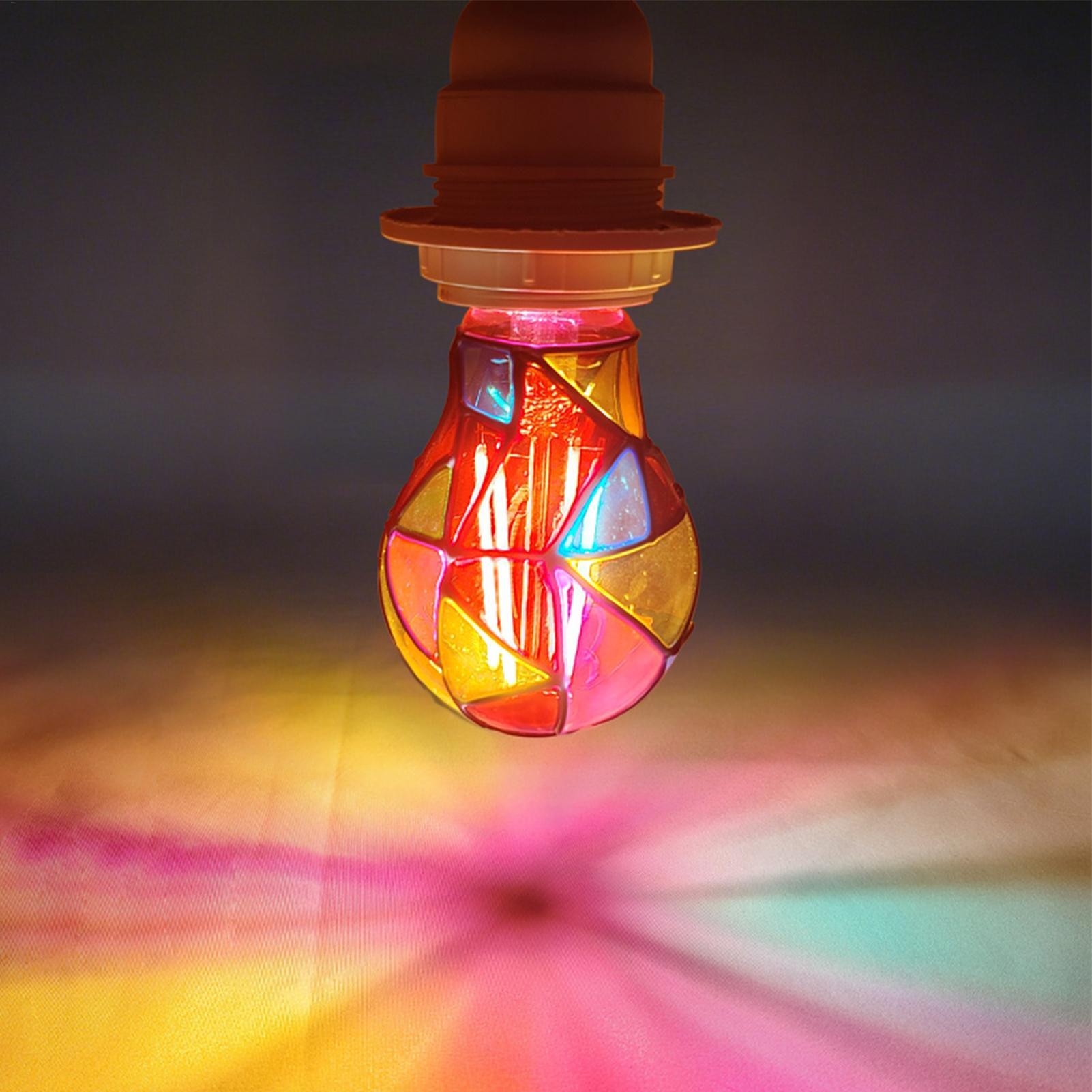 Lighting Christmas Decor - Decoratieve lampen met E27-fitting, A60-model, 6W,