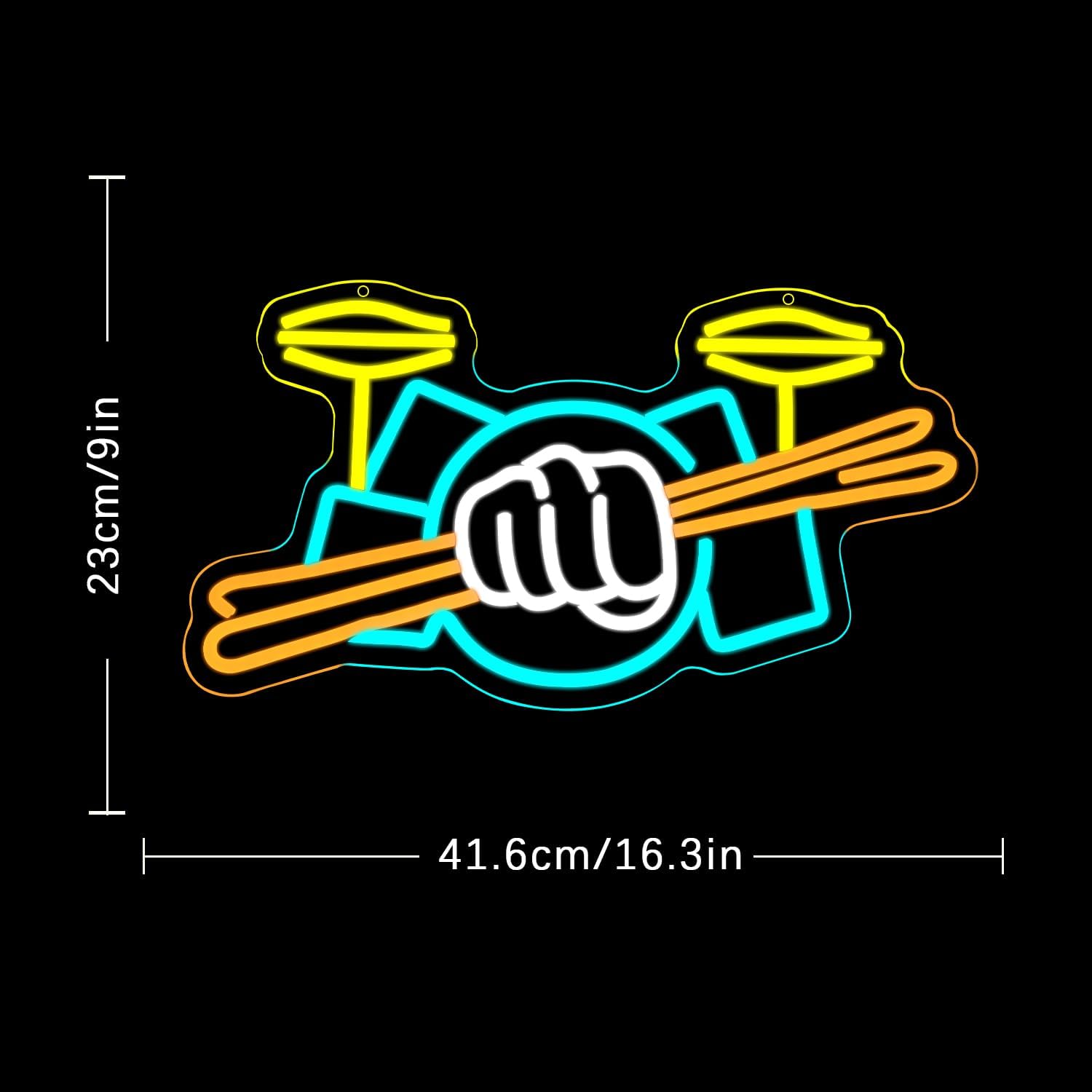 Drumstel Neonlicht USB-aangedr - Lighting Decoration Ideas recensie en prijs