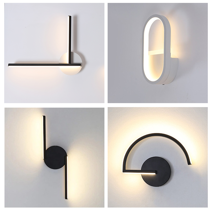 Moderne Scandinavische LED-wan - Lighting Decor Bedroom recensie en prijs