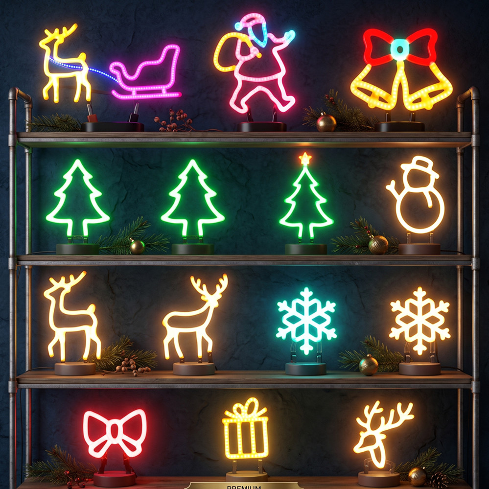 Kerstdecoratie LED Neon Licht  - Lighting Christmas Decor recensie en prijs