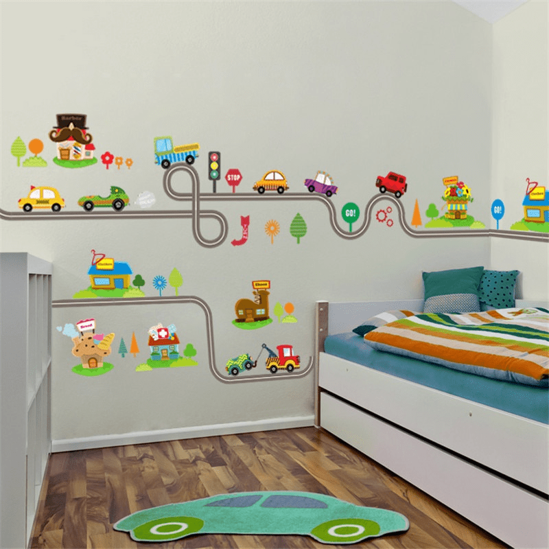 2 stks/partij Cartoon Cars Hig - Lighting Mcqueen Bedroom Decor recensie en prijs