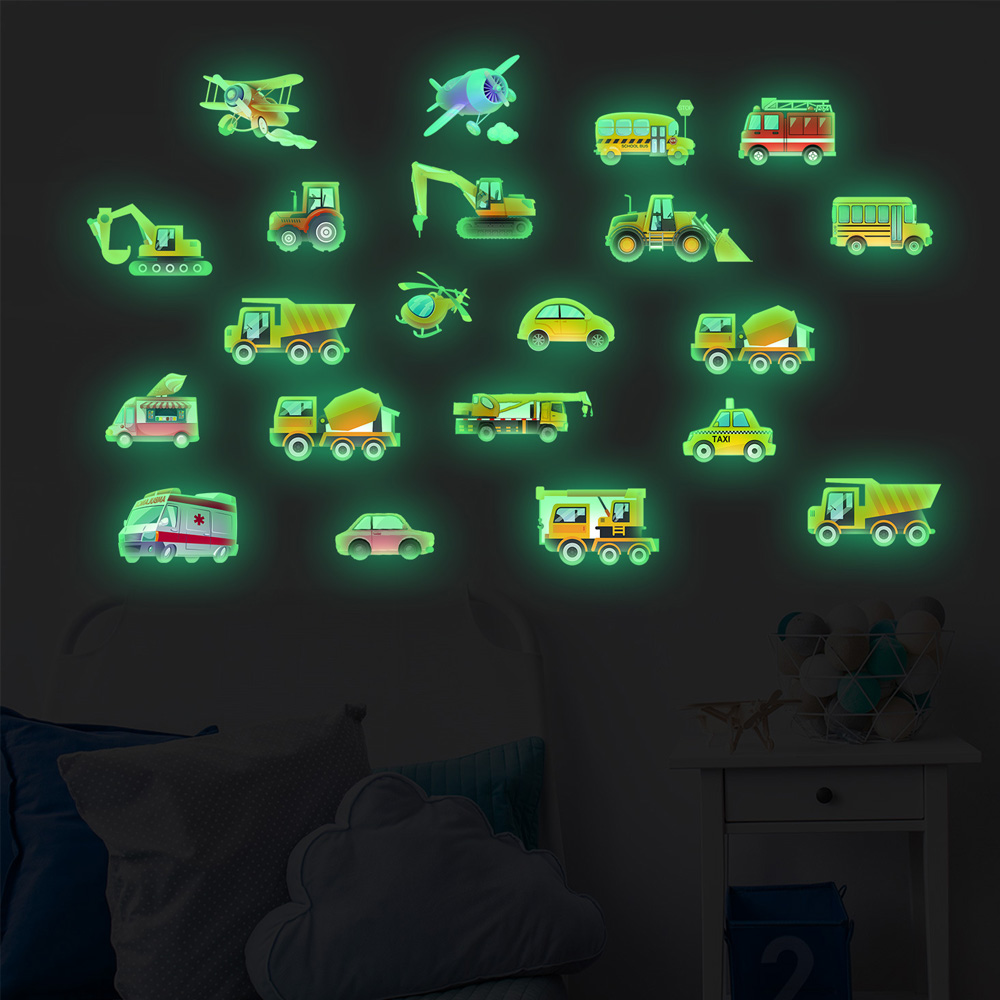 Lichtgevende auto wandsticker  - Lighting Mcqueen Bedroom Decor recensie en prijs