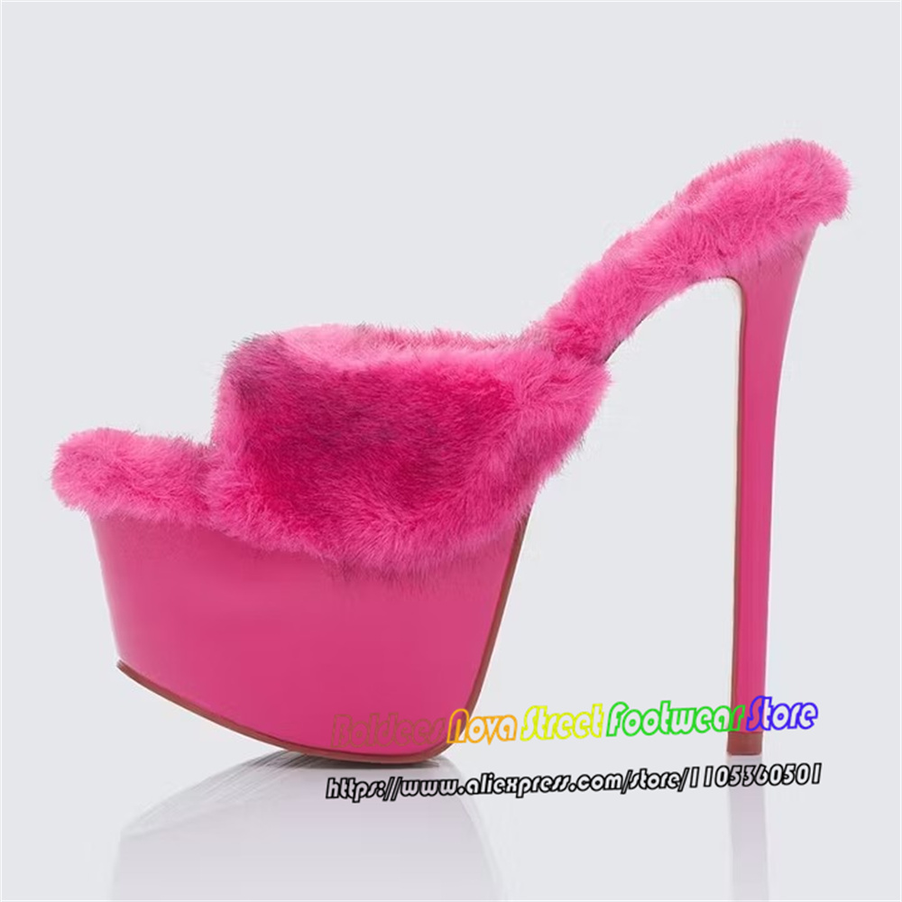 Trendy, felroze slippers met o - Up Lighting Decor recensie en prijs